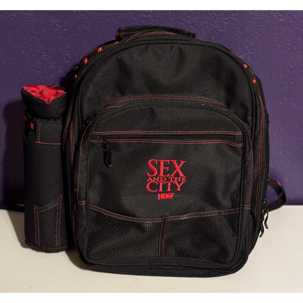 Sex And The City HBO Picnic Bag Only Promo Backpack Cast Crew NWOT Rare